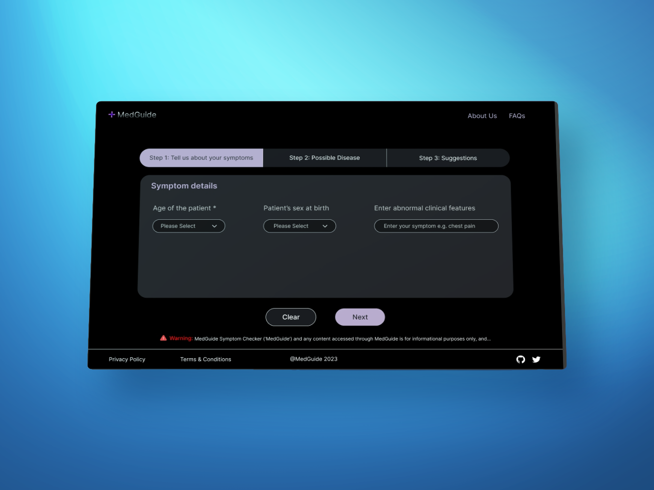 MedGuide project preview