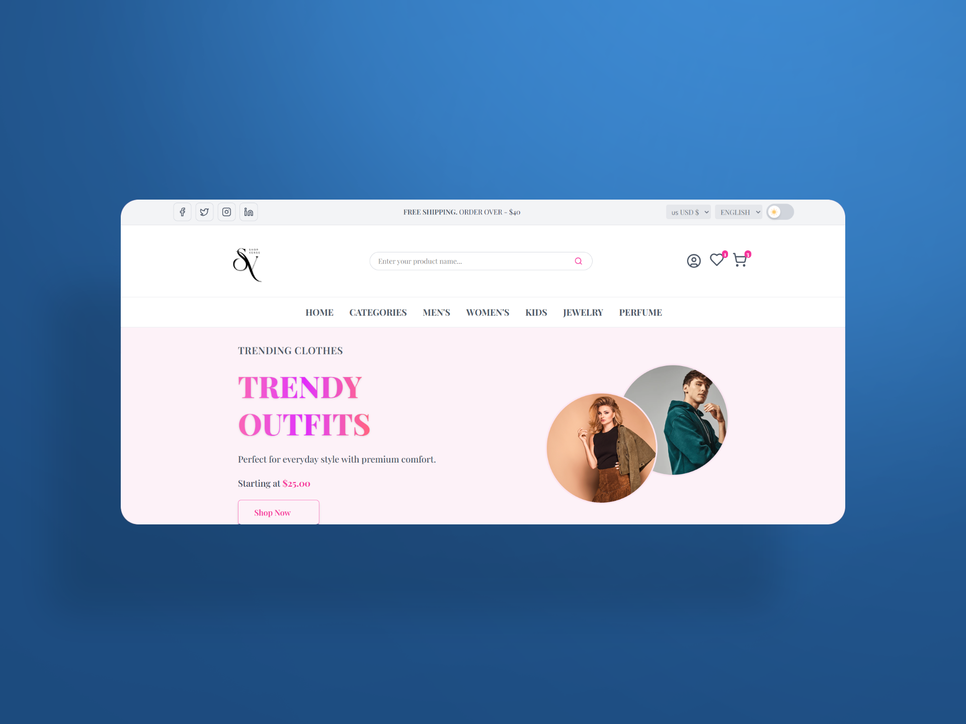 ShopVerse project preview